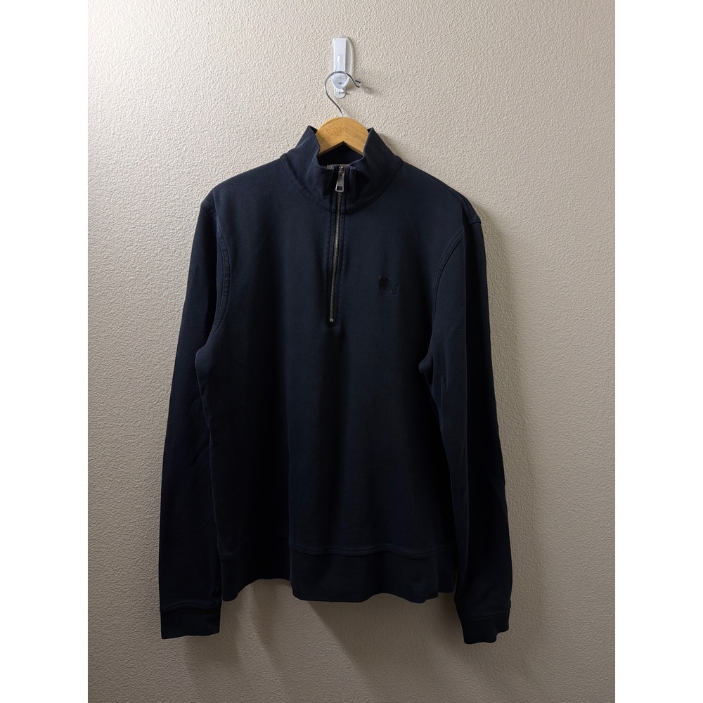 Men's Burberry Brit Quarter Zip Pullover Size Large